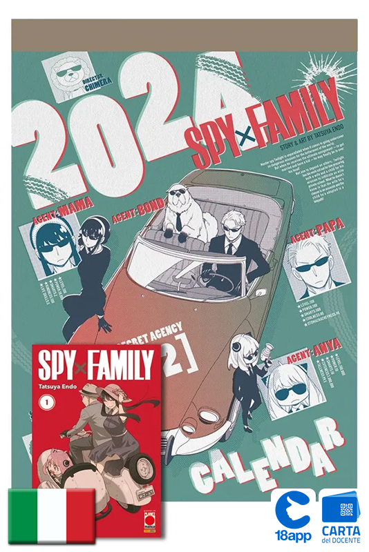 Spy X Family Calendario 2024 + Variant di Tatsuya Endo